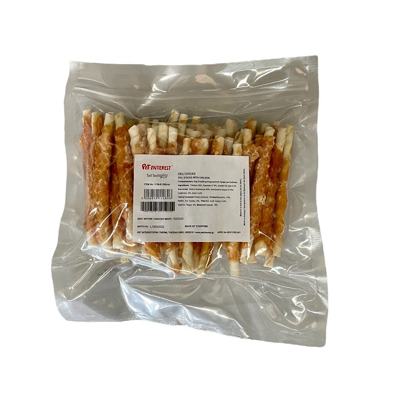 TAIL SWINGERS SNACK OSSO STICK INTRECCIATO CON FILETTO DI POLLO 590 gr 50pz