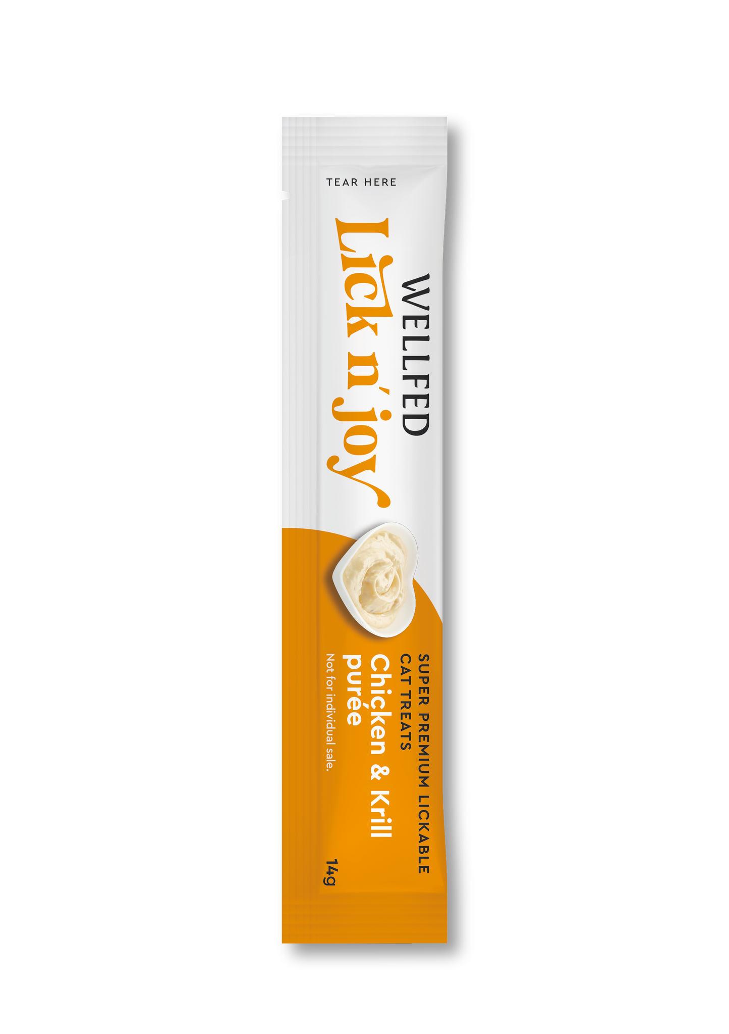SNACK GATTO CREMINE LICK N'JOY POLLO E KRILL 5x14gr