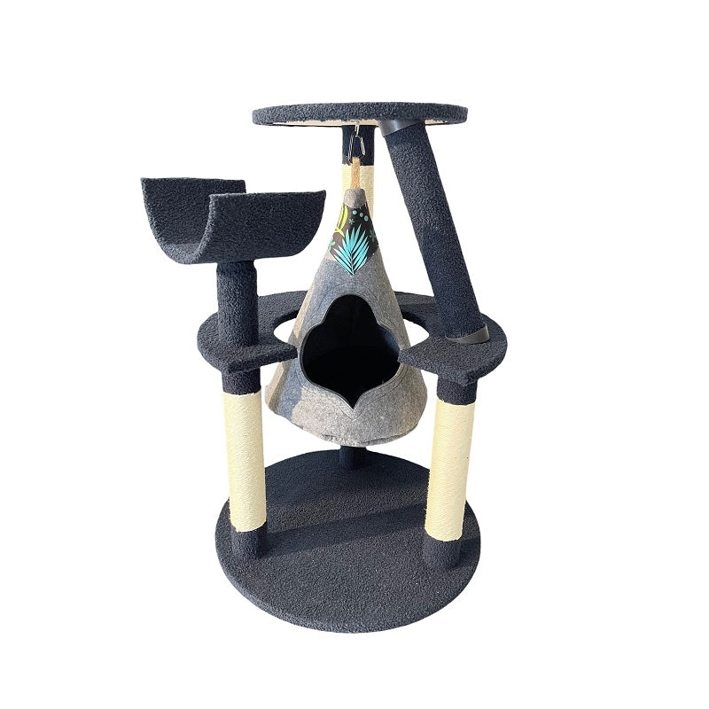 TIRAGRAFFI PER GATTI CATPLAYGROUND INDIAN CON AMACA 60X60X90 cm