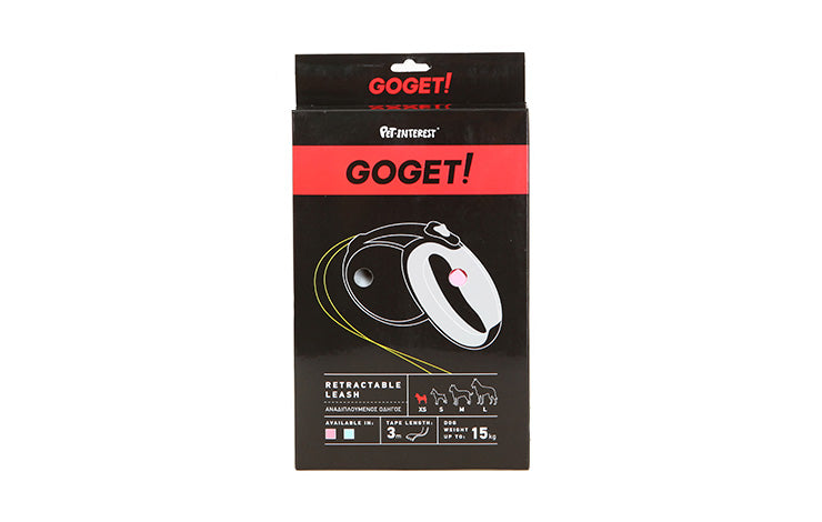 Goget guinzaglio allungabile fettuccia XS-3mt-fino A 15 Kg