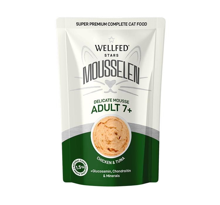 12 pz wellfed mouse per gatti mature +7 pollo e tonno