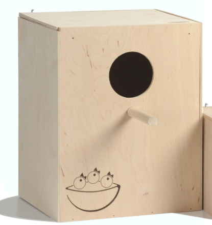 NIDO IN LEGNO COMPENSATO L9 25,5X24X33 cm