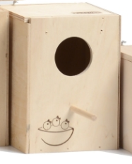 NIDO IN LEGNO COMPENSATO L3 12,5 x 11,5 x 17 c