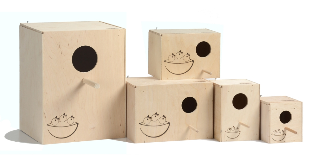 NIDO IN LEGNO COMPENSATO L3 12,5 x 11,5 x 17 c