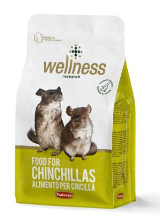 PADOVAN WELLNESS CHINCILLAS KG 1 PELLETTATO PER CINCILLA'