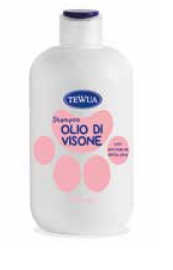 TEWUA SHAMPOO PH CON OLIO DI VISONE 500 ml