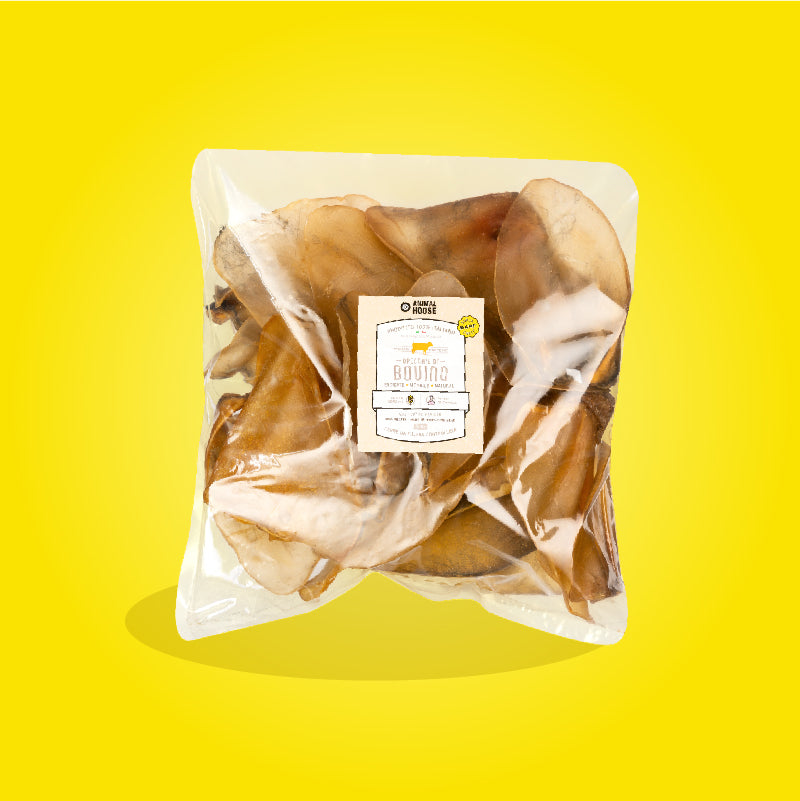 SNACK ANIMAL HOUSE BARF ORECCHIE DI BOVINO XXL 500 GR