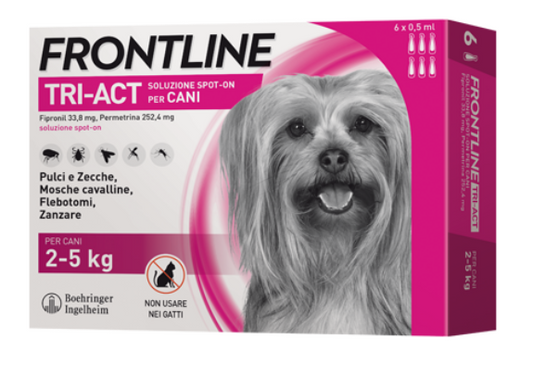Frontline Tri-Act 6 Pipette 0,5 Ml 2-5 Kg