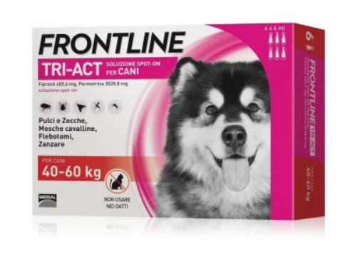 Frontline Tri-Act 6 Pipette 4 ml 40-60 Kg