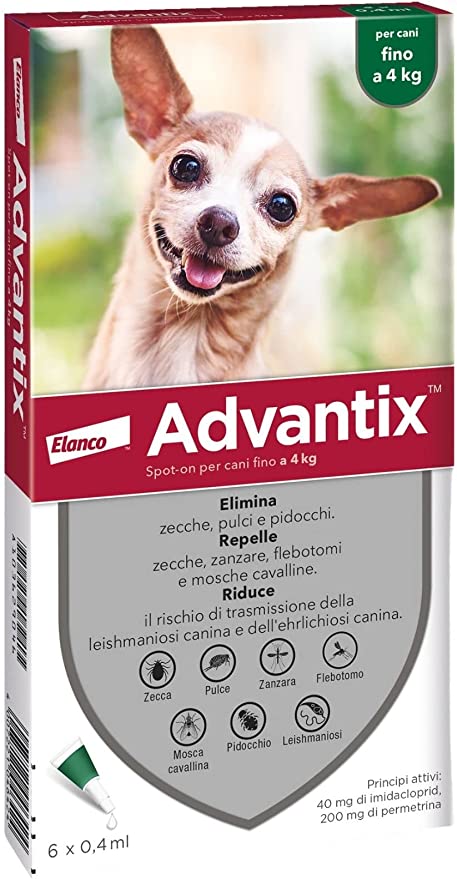 Advantix0-4 Kg 6 pipette