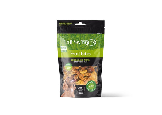 TAIL SWINGERS SNACK PER CANI POLLO E MELA 100 gr