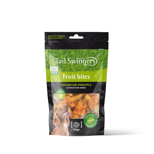 TAIL SWINGERS SNACK PER CANI POLLO E ANANAS 100 gr