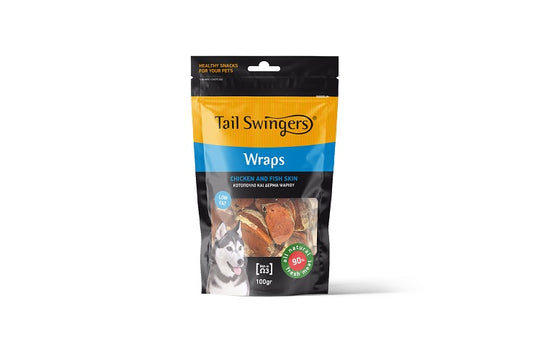 TAIL SWINGERS SNACK ROTOLINI DI POLLO E PESCE 100 GR