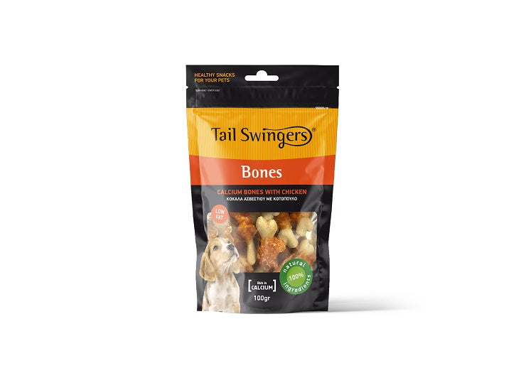 TAIL SWINGERS SNACK OSSETTI DI CALCIO CON POLLO 100 gr