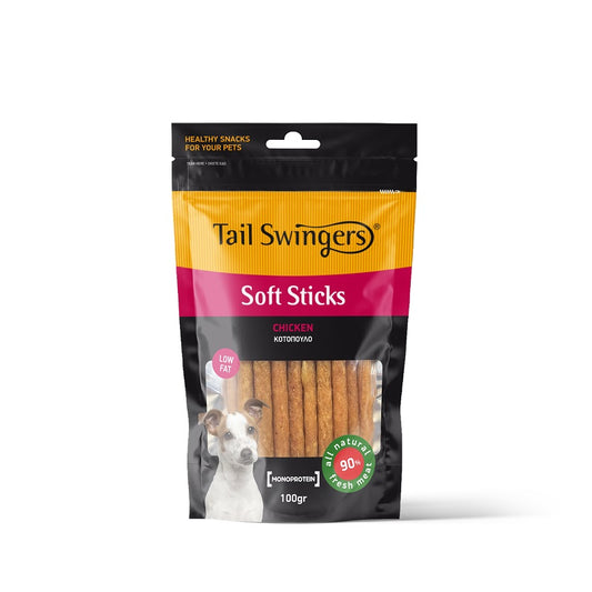 TAIL SWINGERS SNACK BASTONCINI MORBIDI DI POLLO 100 GR