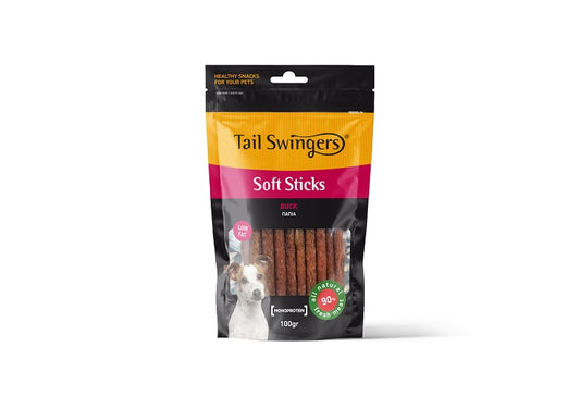 TAIL SWINGERS SNACK BASTONCINI MORBIDI DI ANATRA 100 GR