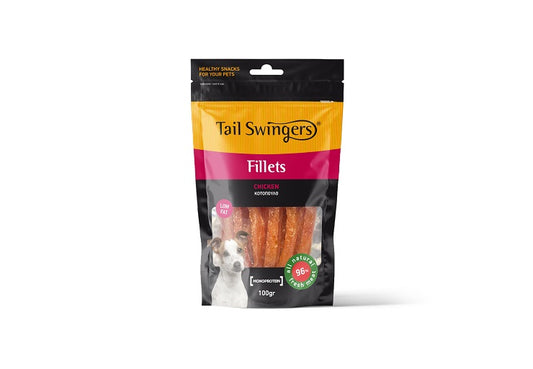 TAIL SWINGERS SNACK FILETTO DI POLLO A STRISCE  100 GR