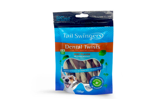 TAIL SWINGERS SNACK DENTAL BASTONCINI MORBIDI DI MANZO 130gr