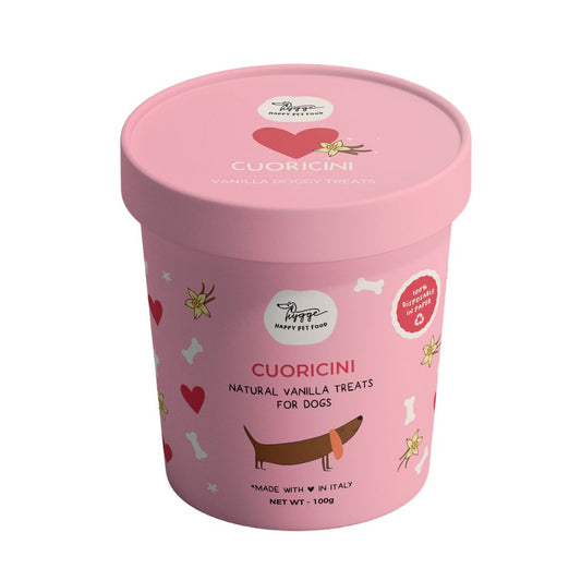 HYGGE SNACK BISCOTTI CUORICINI CON FRUTTA 100 GR