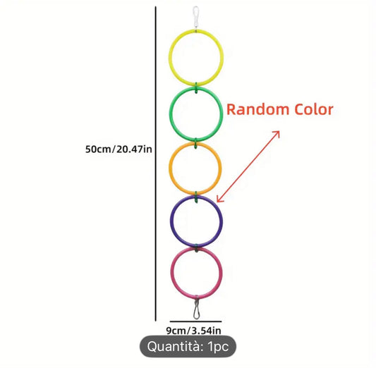 GIOCO PAPPAGALLI ANELLO 50 CM