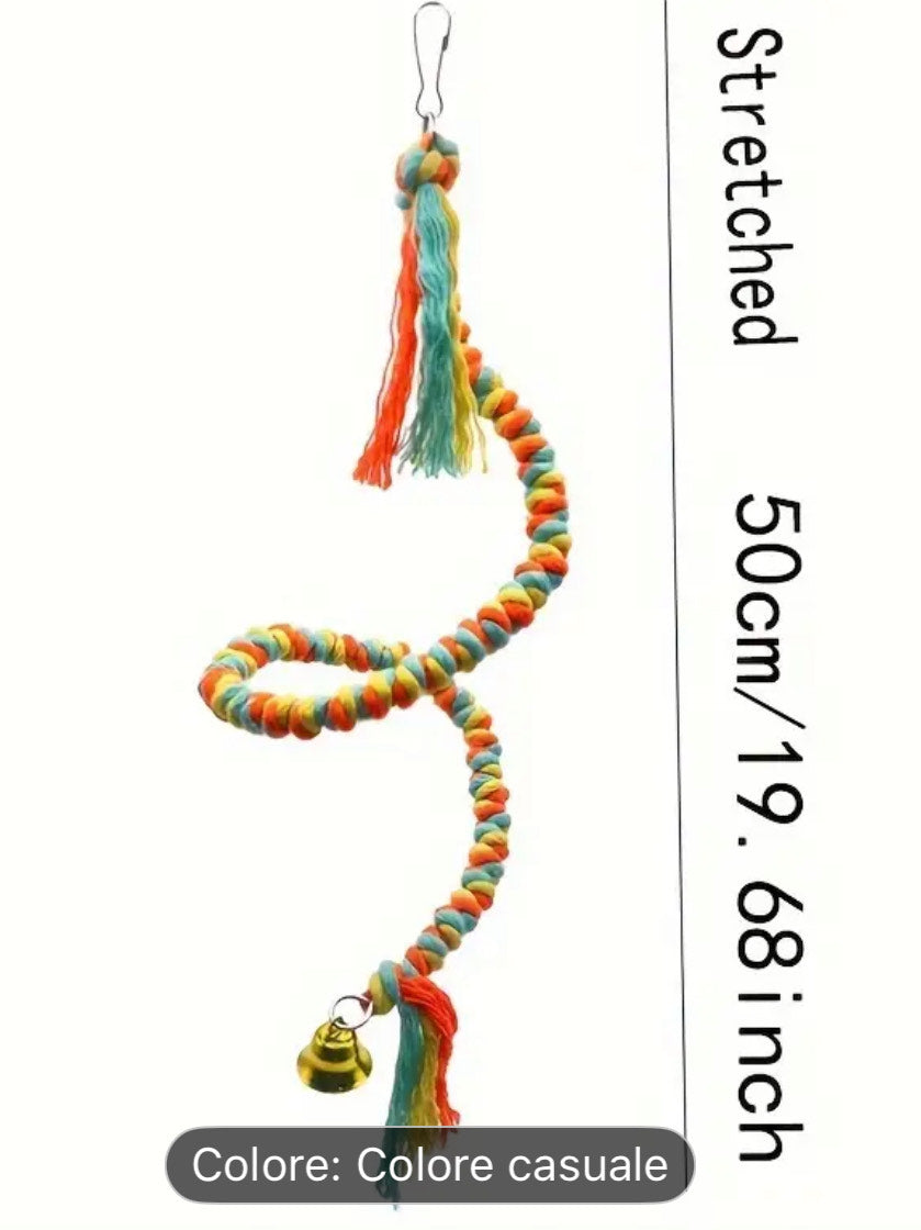 GIOCO PER PAPPAGALLI CORDA 50 CM