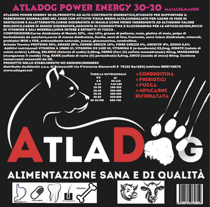 AtlaDog power energy top 30-20 da 20 Kg maiale & manzo