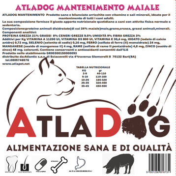 AtlaDog mantenimento maiale 20 kg