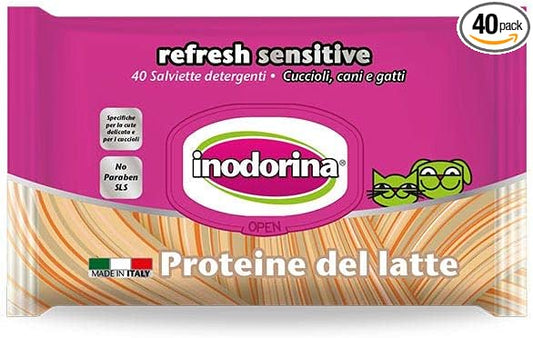 SALVIETTINE INODORINA PROTEINE DEL LATTE 40 PZ