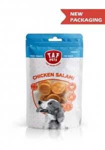 SNACK PER CANI TAF SALAMINI DI POLLO 75 gr