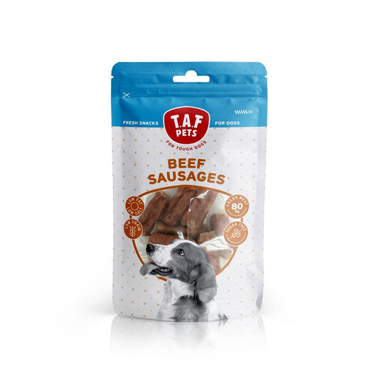 SNACK PER CANI TAF SALSICCETTE CON MANZO 75 GR