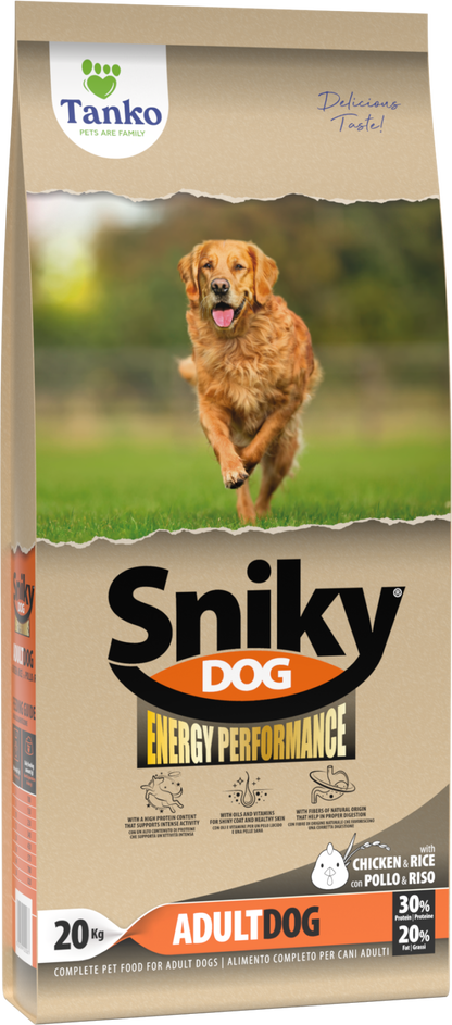 Sniky power energy top 30-20 da 20 Kg Pollo
