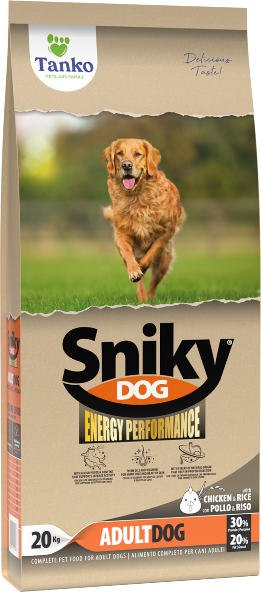 Sniky power energy top 30-20 da 20 Kg Pollo