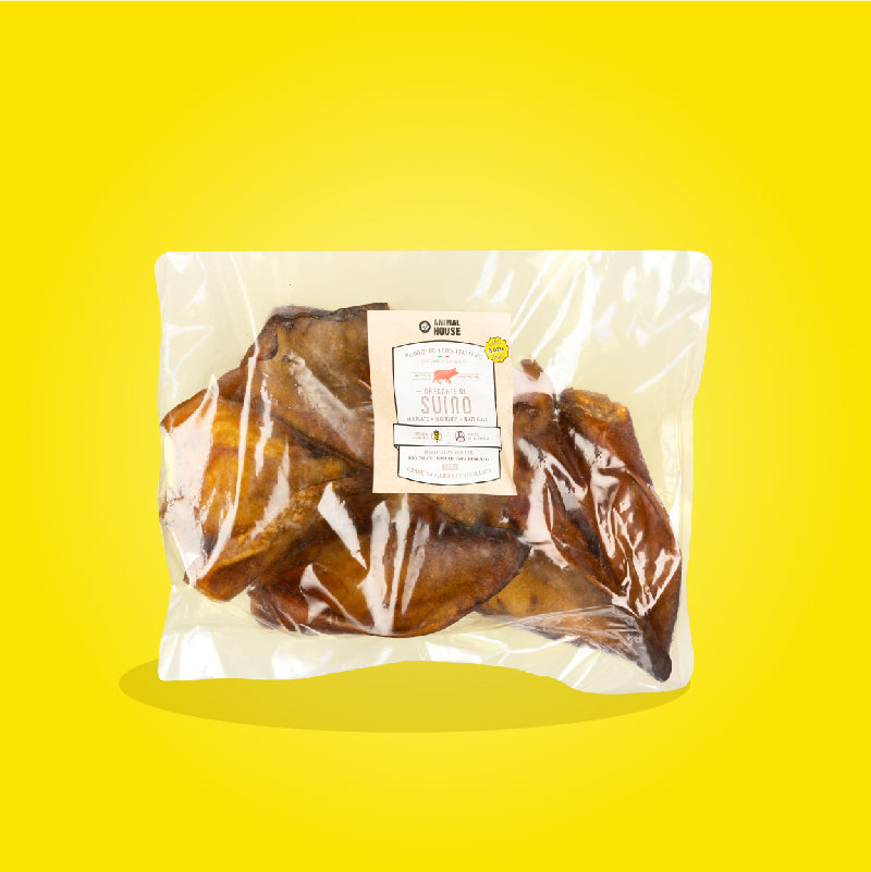 SNACK ANIMAL HOUSE BARF ORECCHIE DI SUINO XXL 500 GR