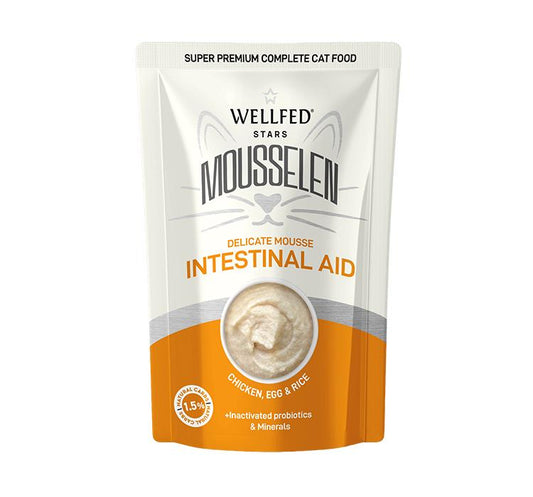 12 pz wellfed mouse per gatti intestinal con pollo,uova e riso
