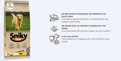 SNIKY mantenimento pollo 20 kg