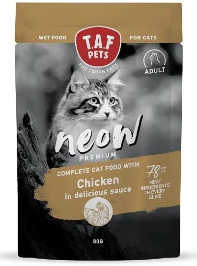 Neow bustine gatto 80% di carne 80 gr  pollo