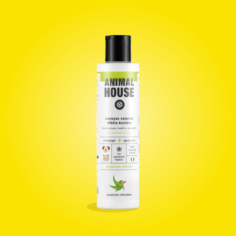 SHAMPOO PER PARASSITI  ANIMAL HOUSE 250 ML REPELLENTE EFFETTO BARRIERA