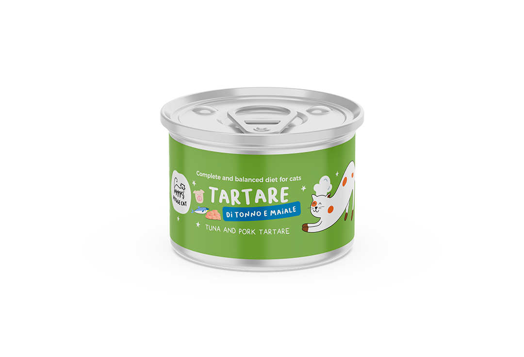 hygge cat tartare di tonno e maiale 85 gr