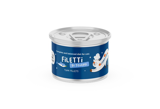 hygge cat naturale  Filetti di Tonno Alimento completo per gatti sterilizzati 70 gr