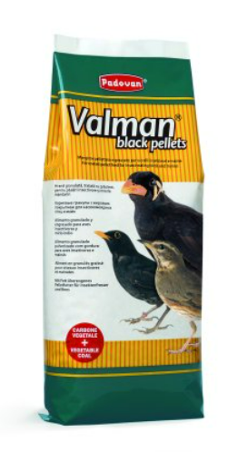 PADOVAN BLACK PELLETS 1 Kg PELLETTATO PER INSETTIVORI