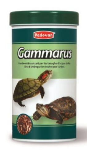 PADOVAN GAMMARUS 250ml/30 gr GAMBERETTI ESICCATI PER TARTARUGHE D'ACQUA