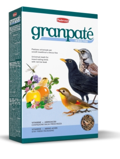 PADOVAN GRANDPATEE' INSECT 1 KG PASTONCINO PER INSETTIVORI CON INSETTI