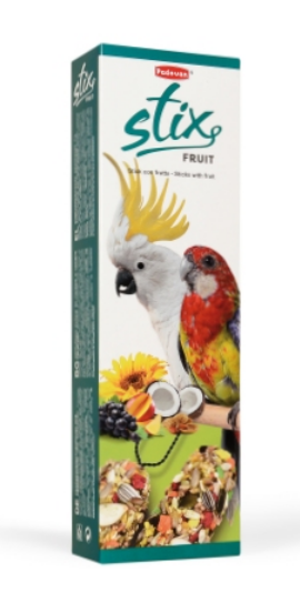 PADOVAN STIX PAPPAGALLI FRUIT 150 gr CON FRUTTA