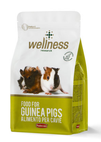 PADOVAN WELLNESS GUINEA PIGS 1KG PELLETTATO PREMIUM PER CAVIE PERUVIANE