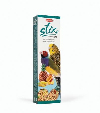 PADOVAN STIX COCORITE ED ESOTICI TROPICAL 80 gr CON FRUTTA